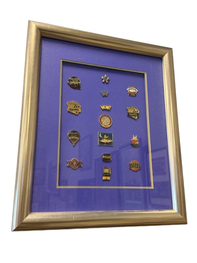 CIRCA 1990'S RENO / TAHOE NV HARRAH'S HOTEL / CASINO ENAMELED PINS (1 of 9)