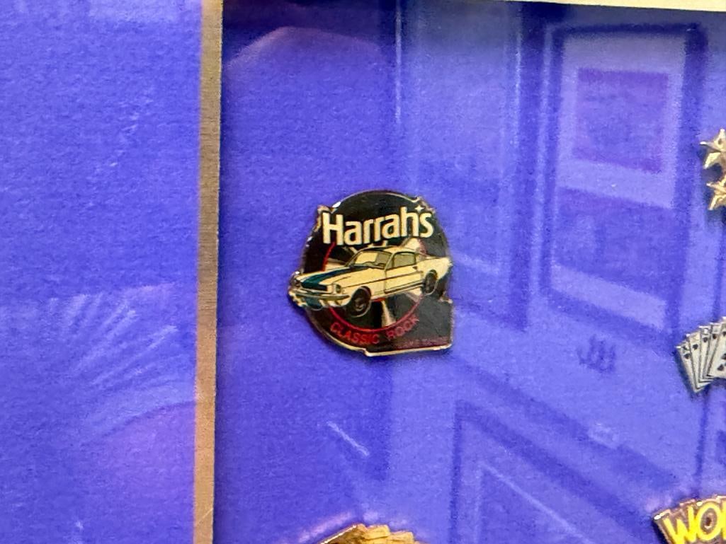 CIRCA 1990'S RENO / TAHOE NV HARRAH'S HOTEL / CASINO ENAMELED PINS - 3