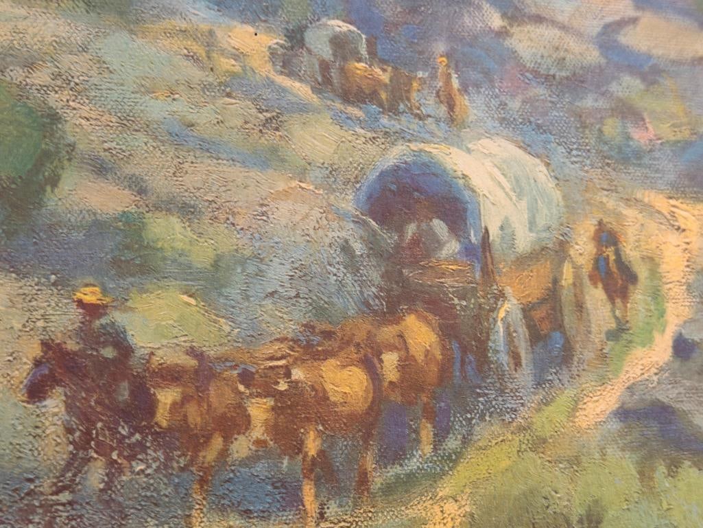 HANS MEYER-KASSEL GERMAN BORN, NEVADA ARTIST PRINT ON BOARD - 5
