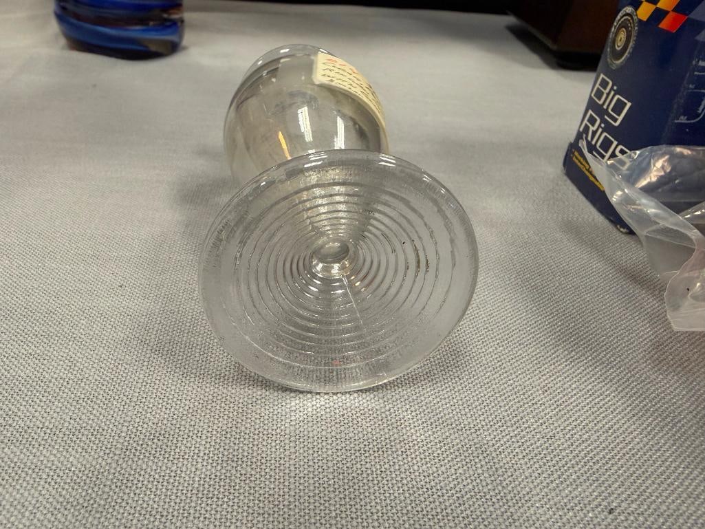 FOUR VINTAGE GLASS AND CRYSTAL FRAGRANCE INCLUDING TWO IRICE FRAGRANCE BOTTLES - 10