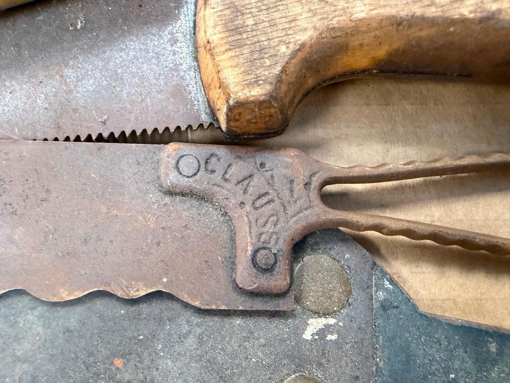 ANTIQUE AND VINTAGE KITCHEN / BUTCHER KNIVES AND ROSETTE IRONS / MOLDS - 11