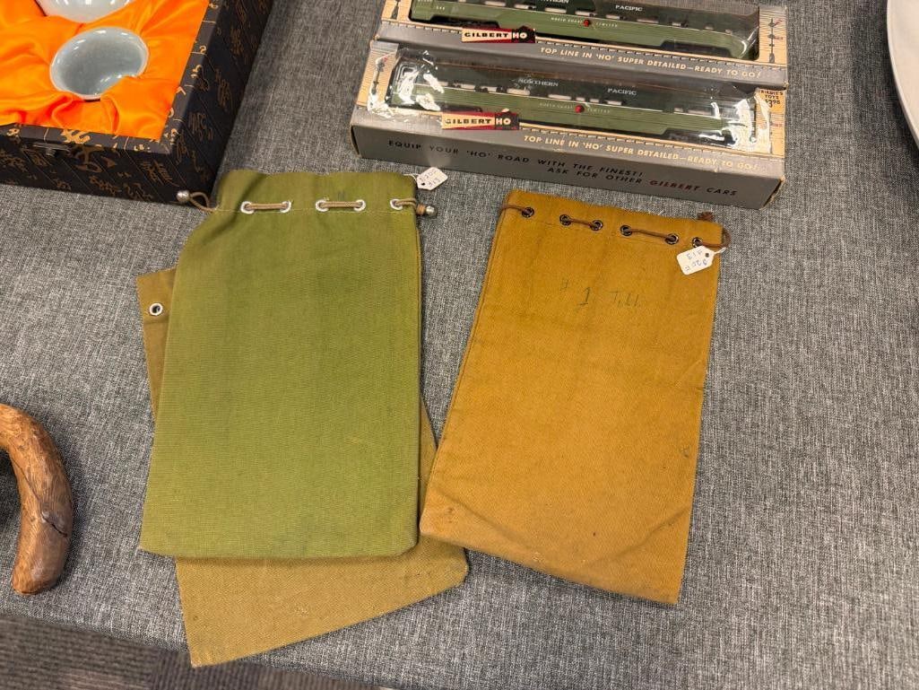 VINTAGE FIRST NATIONAL BANK OF NEVADA CANVAS CURRENCY / COIN BAGS - 9