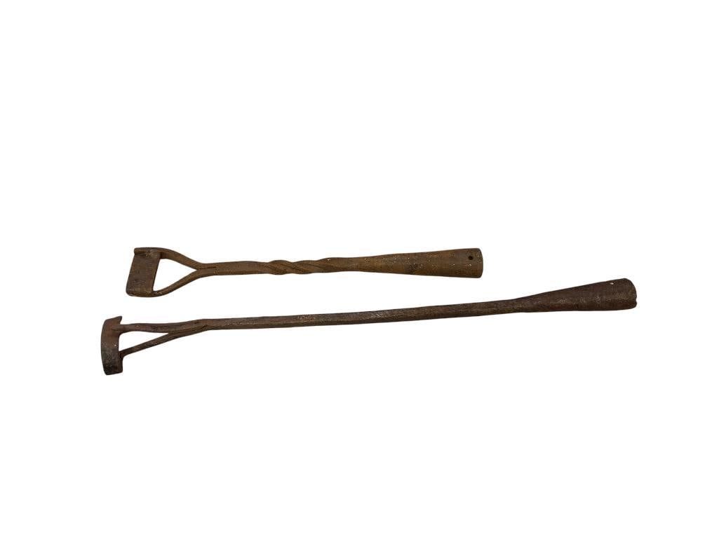 ANTIQUE HAND FORGED CATTLE BRANDING IRONS (1 of 10)
