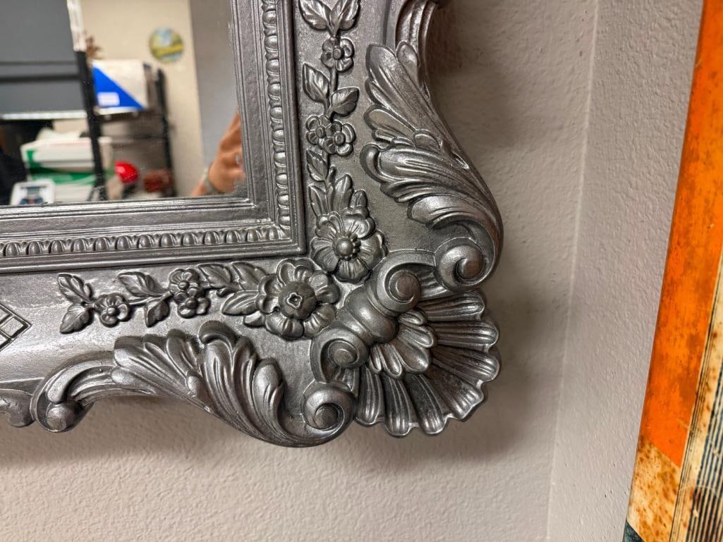 ELEGANT STYLE FRAMED RECTANGULAR MIRROR - 4