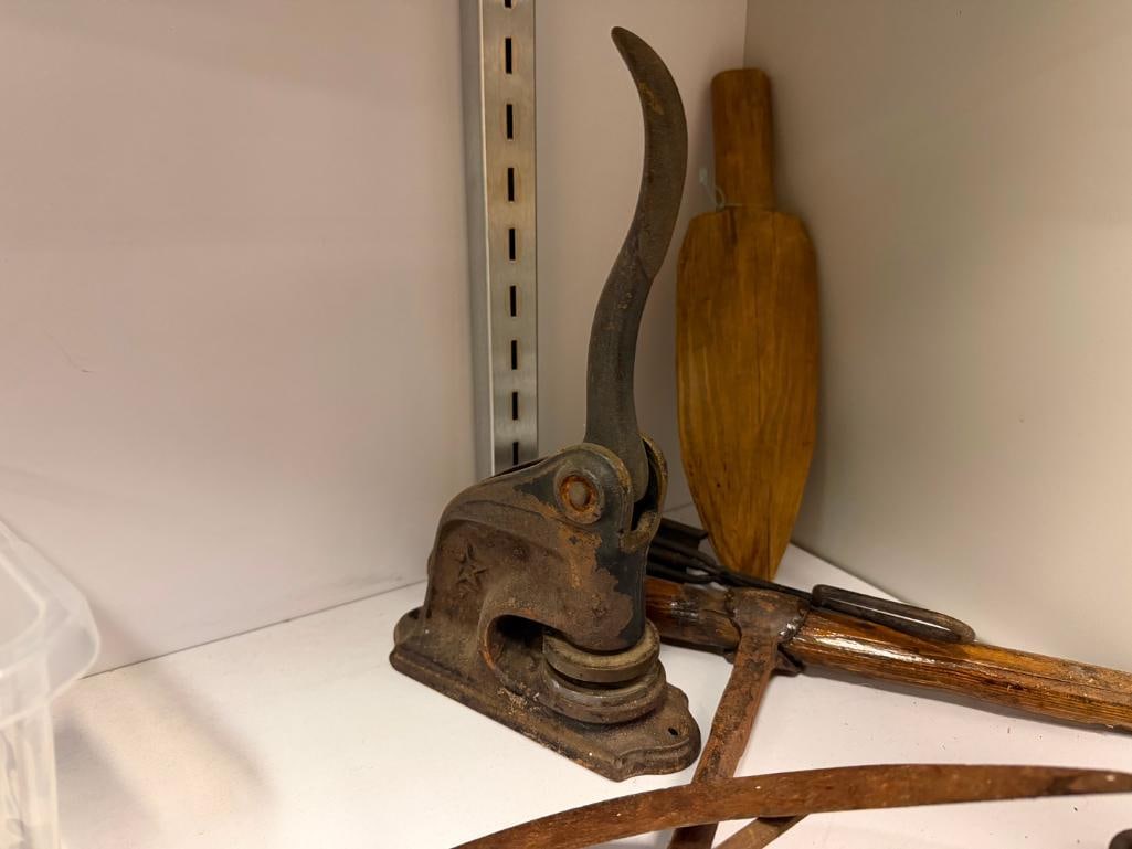 ANTIQUE FARM AND TRADE TOOLS - 7