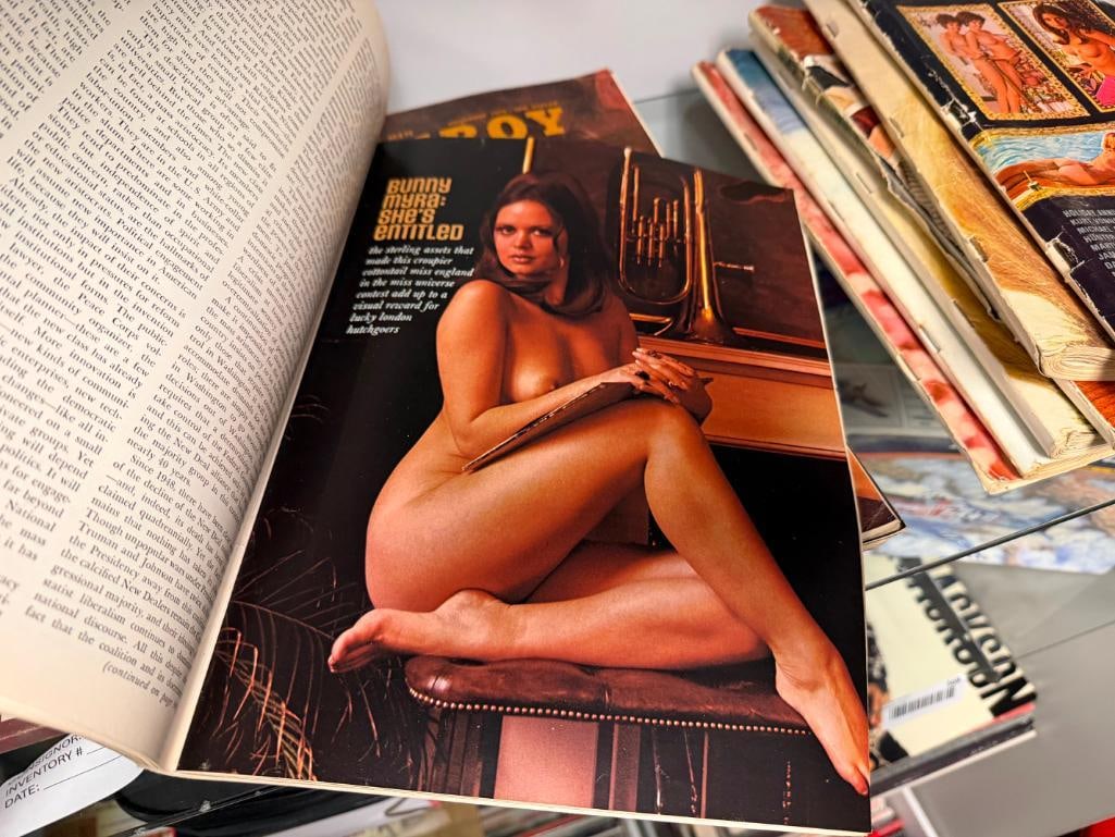 ASSORTED PLAYBOY MAGAZINES INCLUDING MAGAZINES DATING BACK TO 1969 - 11