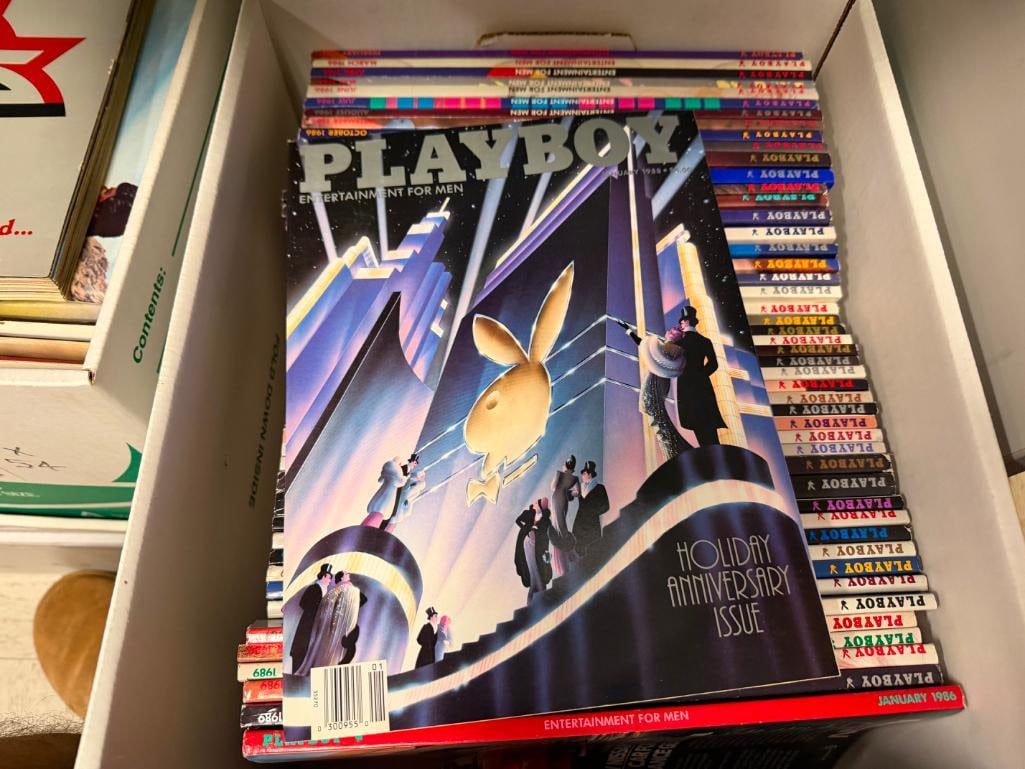 ASSORTED PLAYBOY MAGAZINES FROM 1970'S AND 1980'S - 15