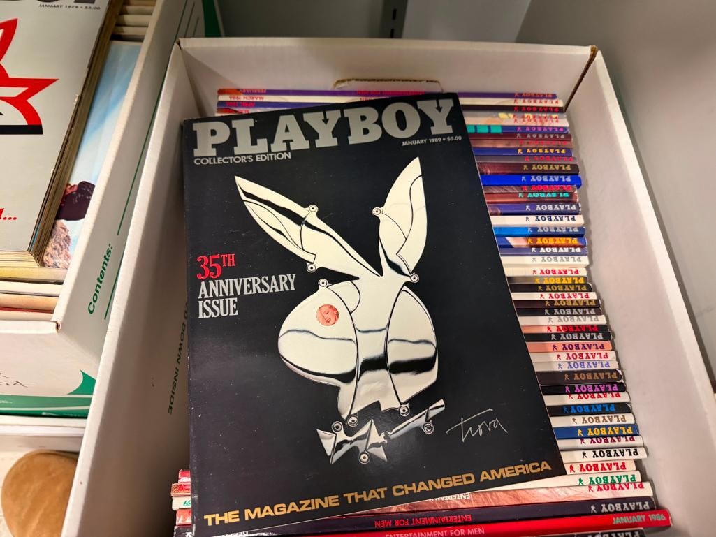 ASSORTED PLAYBOY MAGAZINES FROM 1970'S AND 1980'S - 18