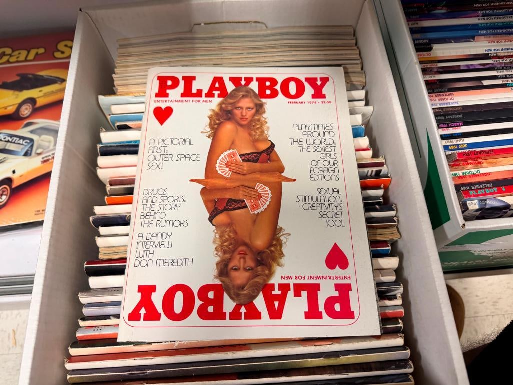 ASSORTED PLAYBOY MAGAZINES FROM 1970'S AND 1980'S - 4