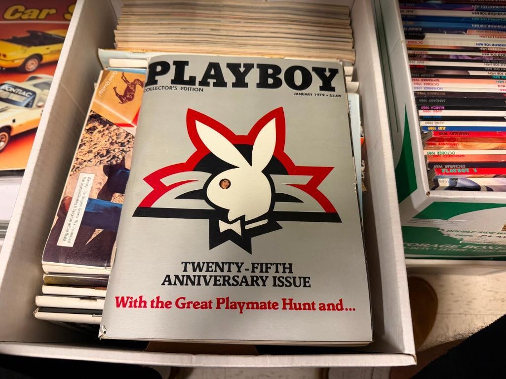 ASSORTED PLAYBOY MAGAZINES FROM 1970'S AND 1980'S - 6