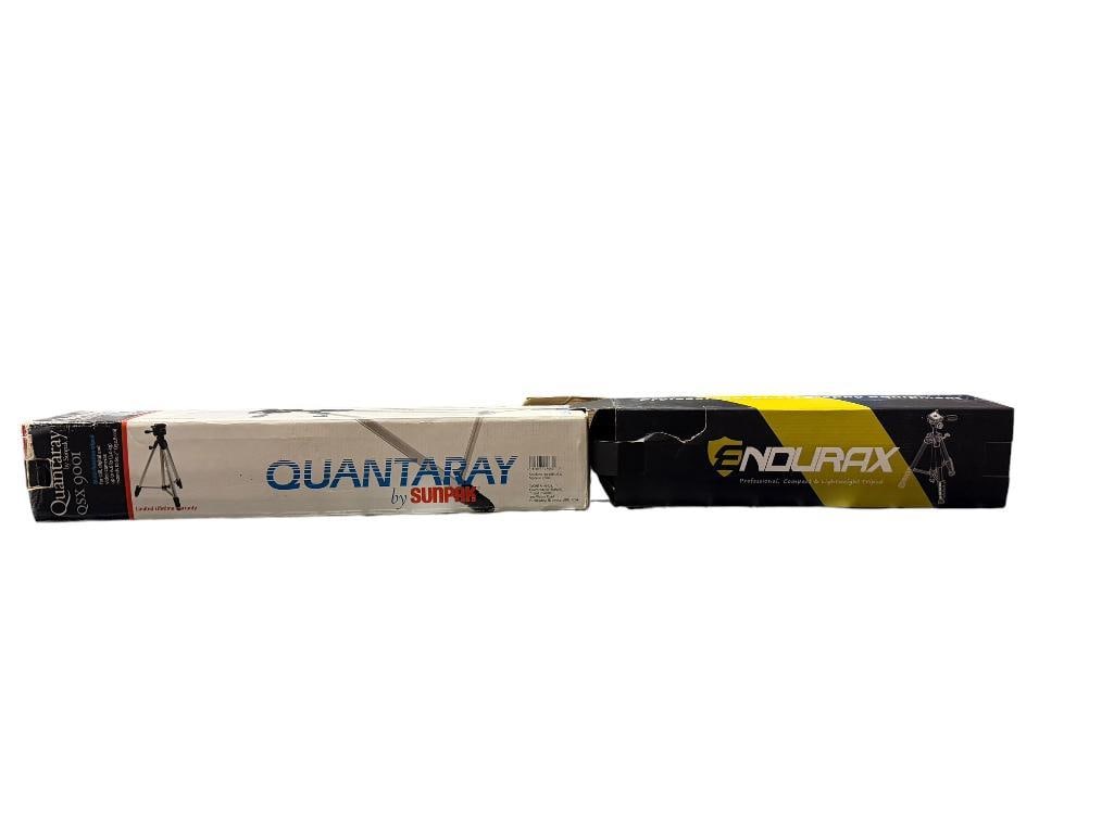 QUANTARAY SUNPAK QSX 900I PHOTOGRAPHY TRI-POD IN ORIGINAL BOX AND ENDURAX PHOTOGRAPHY TRI-POD (1 of 14)
