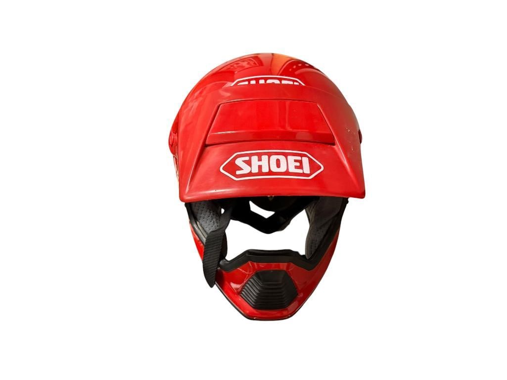VINTAGE CHILD'S SNELL M85 VX3 DOT CERTIFIED MOTORCYCLE HELMET: RED, WHITE, AND BLUE DESIGN, GOOD CONDITION SIZE 6 7/8 - 7