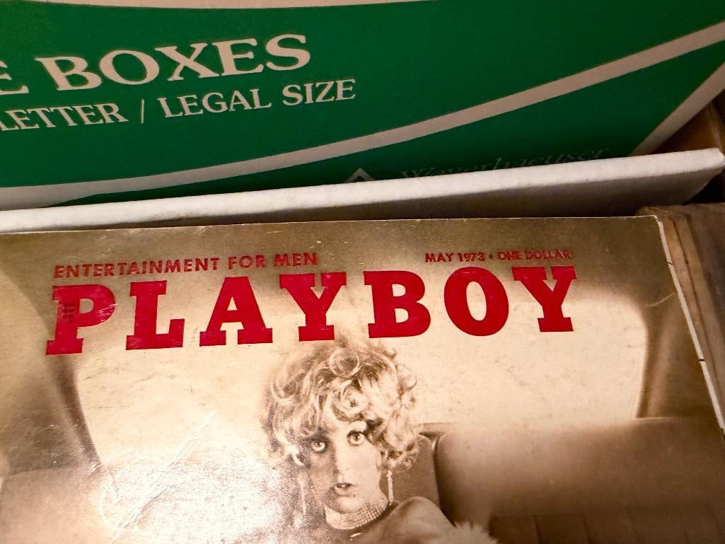 ASSORTED 1970'S PLAYBOY MAGAZINES INCLUDING COMPLETE SETS FROM 1970-1973, AND 1976 - 15