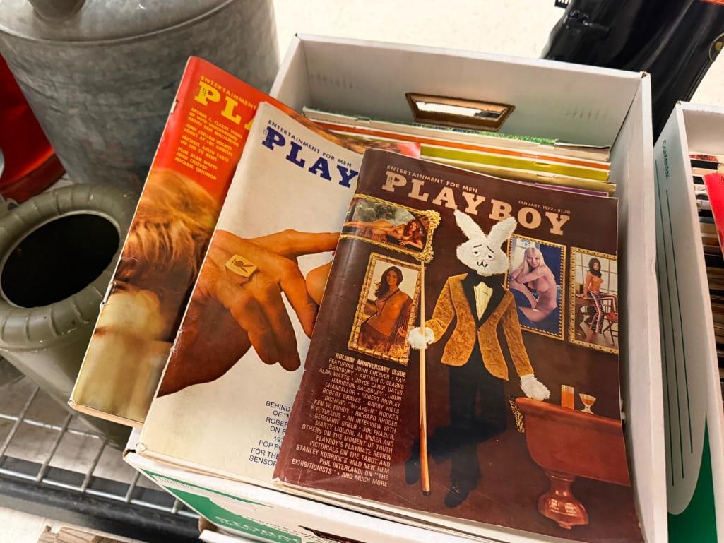 ASSORTED 1970'S PLAYBOY MAGAZINES INCLUDING COMPLETE SETS FROM 1970-1973, AND 1976 - 6