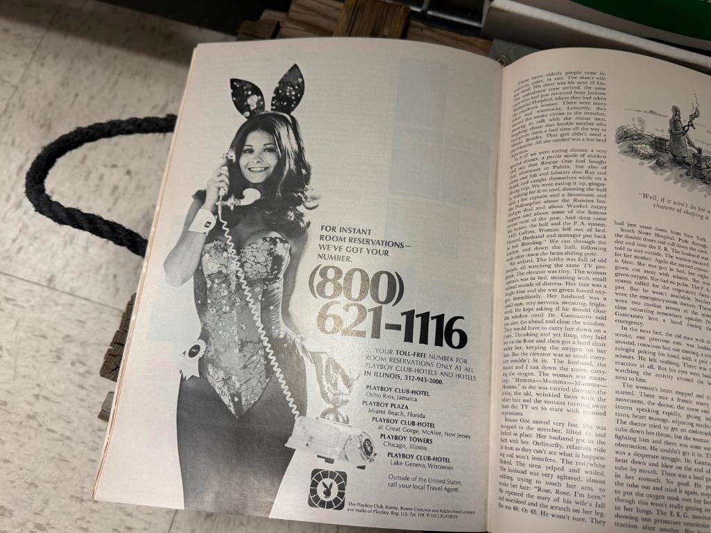 ASSORTED 1970'S PLAYBOY MAGAZINES INCLUDING COMPLETE SETS FROM 1970-1973, AND 1976 - 8