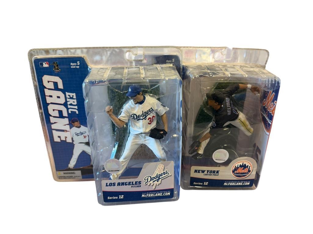 MCFARLNE SPORTS PICKS BASEBALL SPORT FIGURES ERIC GAGNE AND CARLOS BELTRAN SERIES 12 (1 of 10)