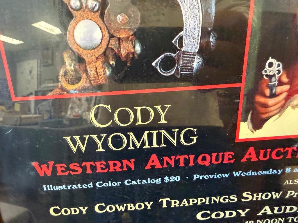 JUNE 1999 COWBOY ANTIQUE AND COLLECTIBLES WESTERN THEME POSTER CODY, WYOMING - 7
