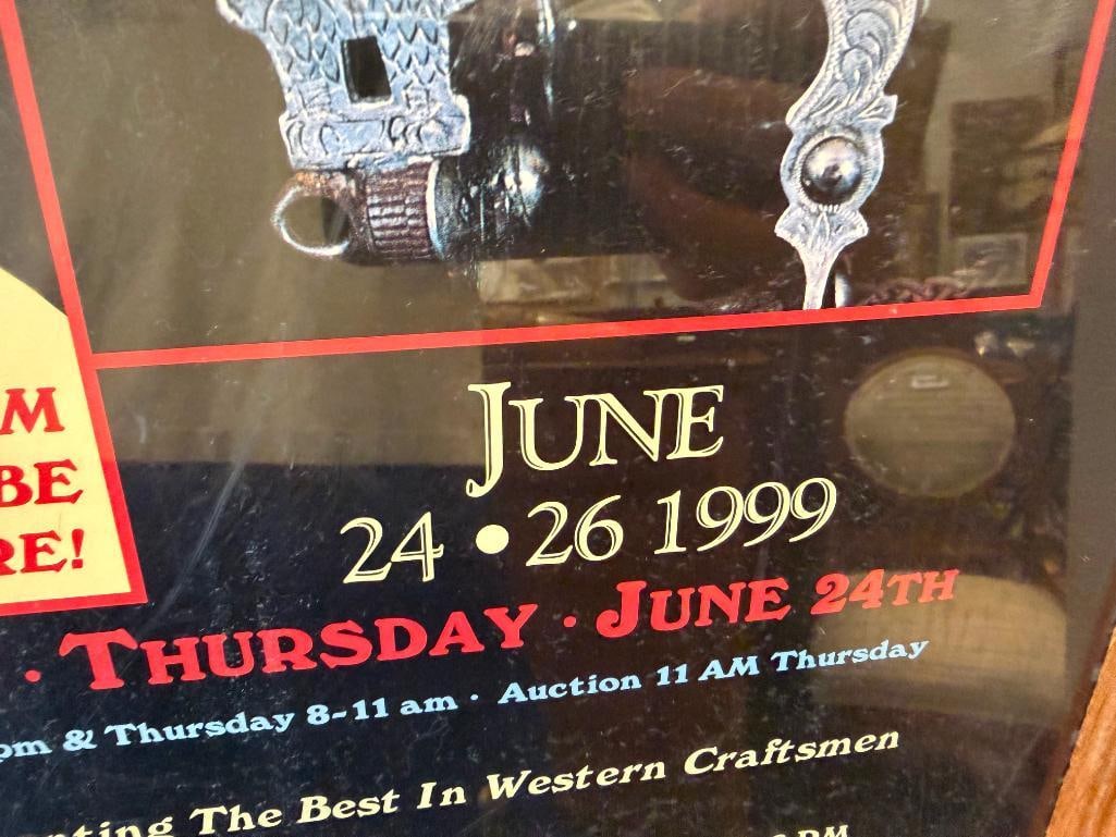 JUNE 1999 COWBOY ANTIQUE AND COLLECTIBLES WESTERN THEME POSTER CODY, WYOMING - 8