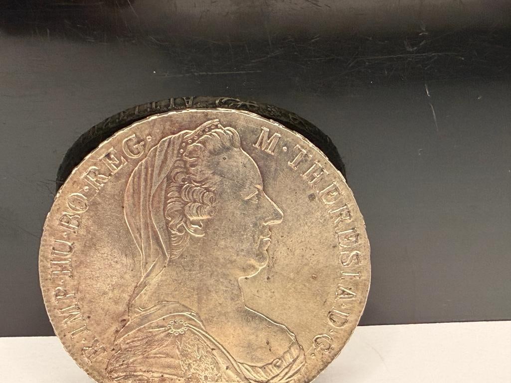 1780 AUSTRIAN MARIA THERESA THALER SILVER COIN RESTRIKE - 2