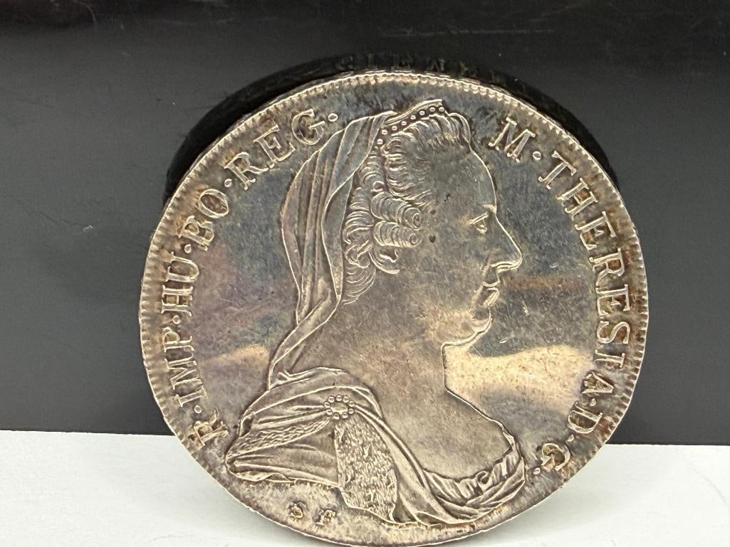 1780 AUSTRIAN MARIA THERESA THALER SILVER COIN RESTRIKE - 2