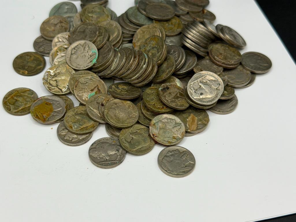U.S. BUFFALO NICKEL AND LIBERTY "V" NICKELS - 5