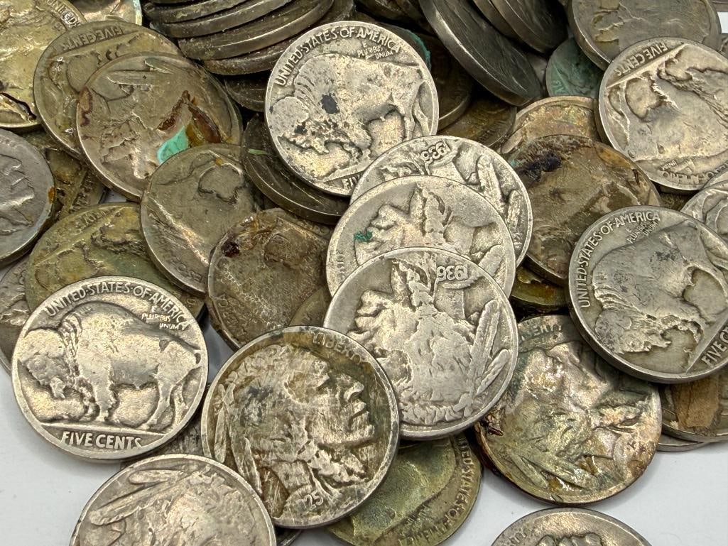 U.S. BUFFALO NICKEL AND LIBERTY "V" NICKELS - 9