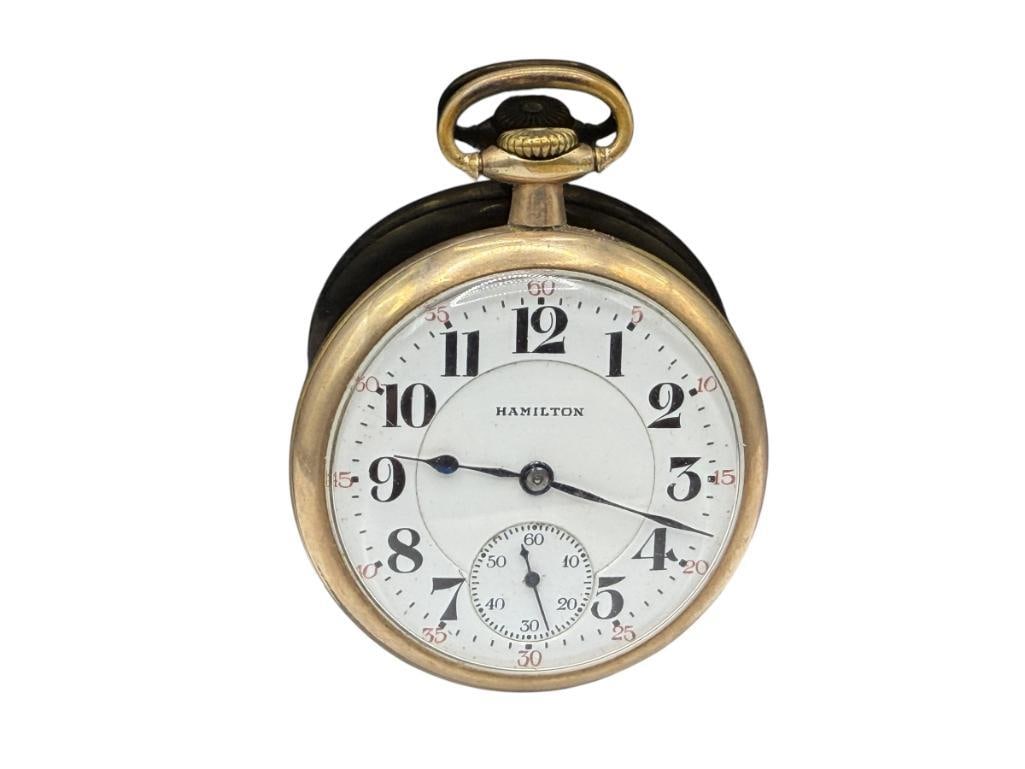 ANTIQUE 1923 HAMILTON GRADE 992 21 JEWELS POCKET WATCH (1 of 10)