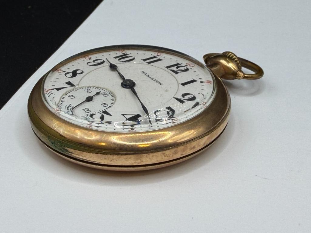 ANTIQUE 1923 HAMILTON GRADE 992 21 JEWELS POCKET WATCH - 4