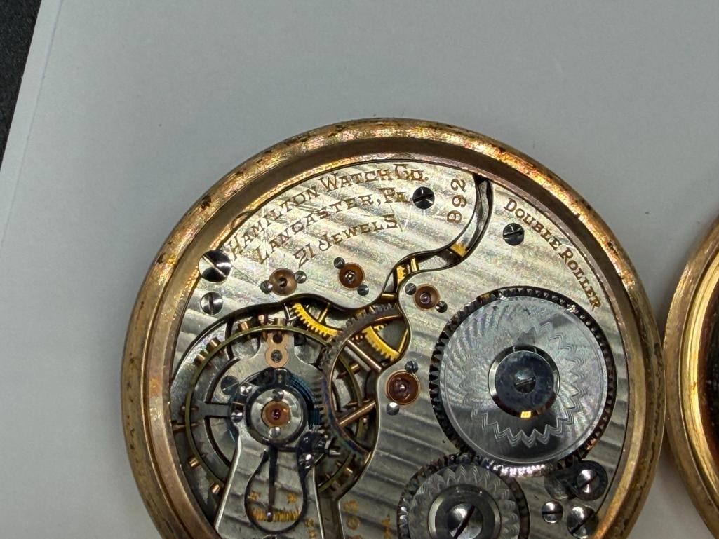 ANTIQUE 1923 HAMILTON GRADE 992 21 JEWELS POCKET WATCH - 7