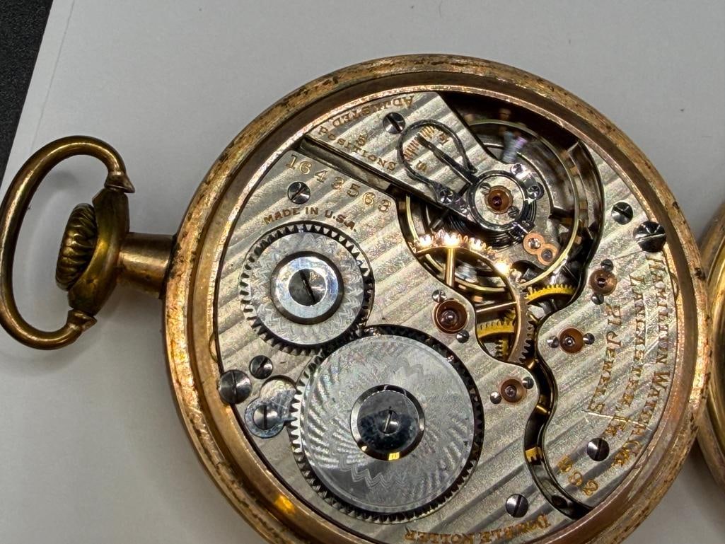 ANTIQUE 1923 HAMILTON GRADE 992 21 JEWELS POCKET WATCH - 8
