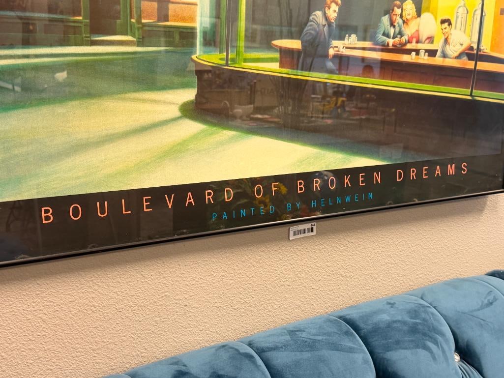 GOTTFRIED HELNWEIN LARGE POSTER PRINT TITLED BOULEVARD OF BROKEN DREAMS - 5
