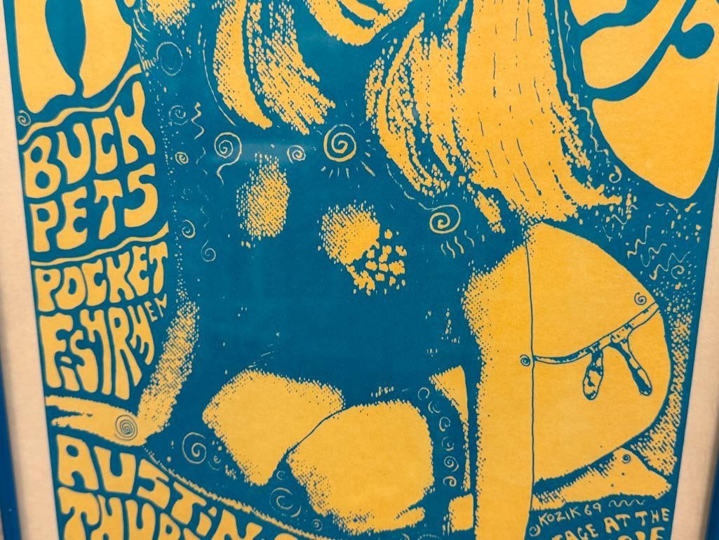 1989SILKSCREEN COSTER POSTER BY RENOWNED ARTIST FRANK KOZIK FOR RED HOT CHILI PEPPERS SHOW - 3