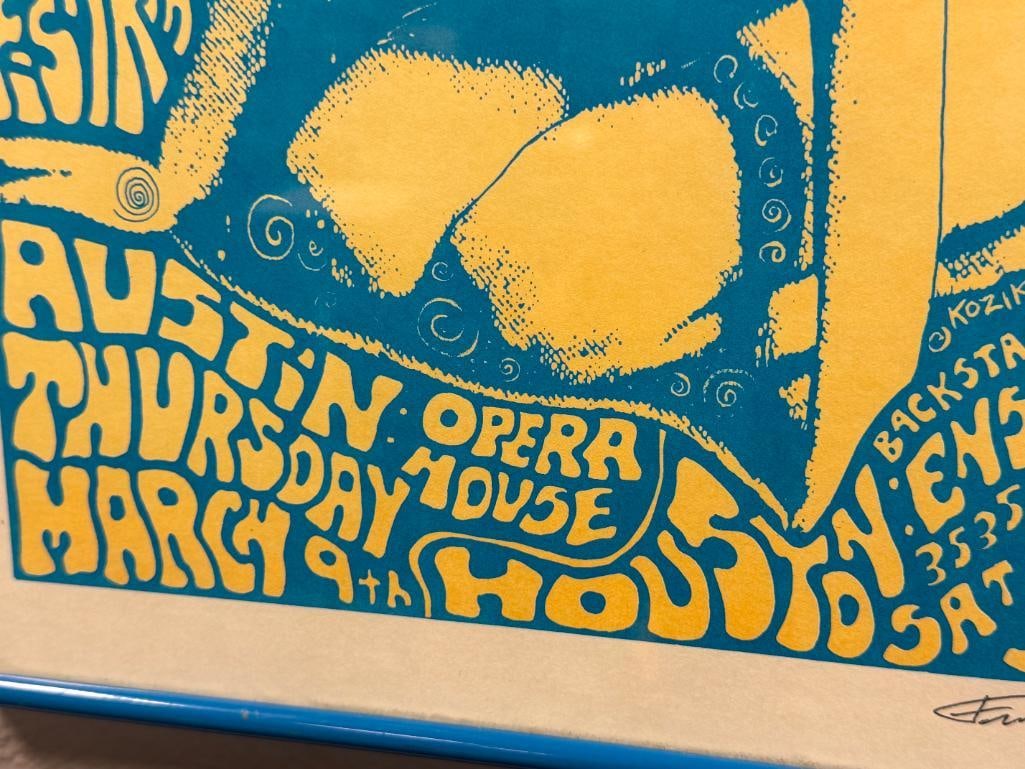 1989SILKSCREEN COSTER POSTER BY RENOWNED ARTIST FRANK KOZIK FOR RED HOT CHILI PEPPERS SHOW - 4
