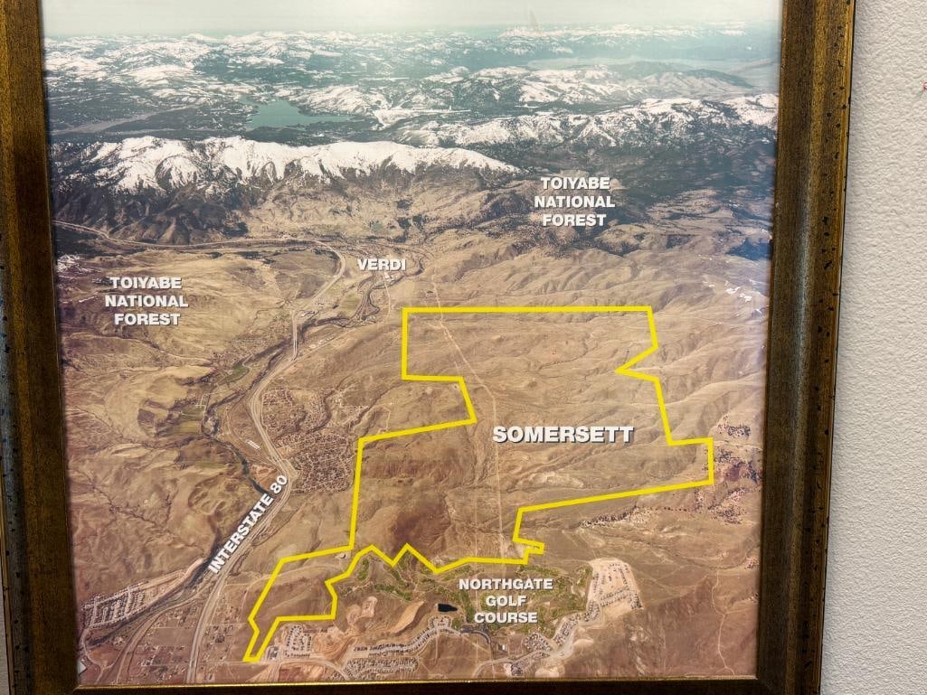 LARGE AERIAL PHOTO-PRINT OF INDIGO HILLS VERDI / SOMERSETT AREA - 2