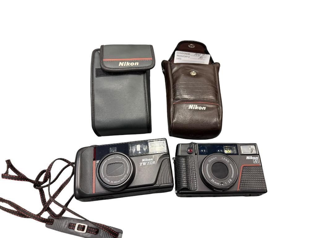 VINTAGE NIKON 35MM FILM CAMERAS NIKON L35AF2 AND TWZOOM AF (1 of 17)