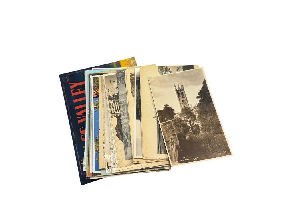ANTIQUE AND VINTAGE COLOR, SEPIA, AND BLACK AND WHITE POSTCARDS (1 of 9)