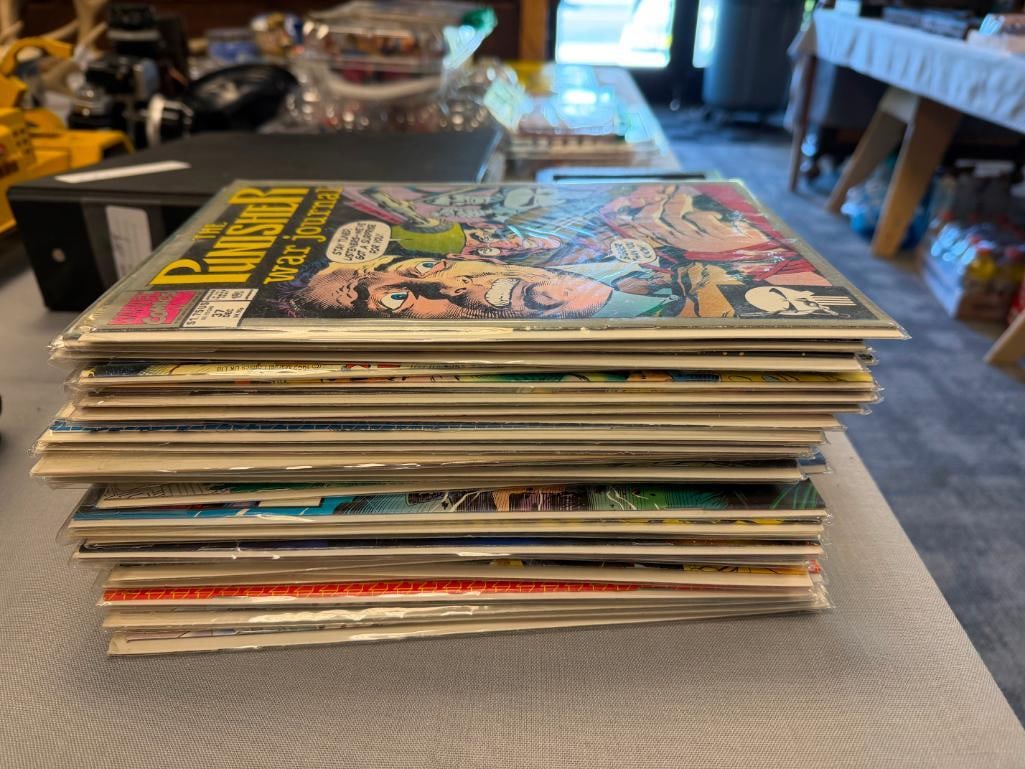 58 ASSORTED COMIC BOOKS INCLUDING DUPLICATES 29 TITLES TOTAL - 3