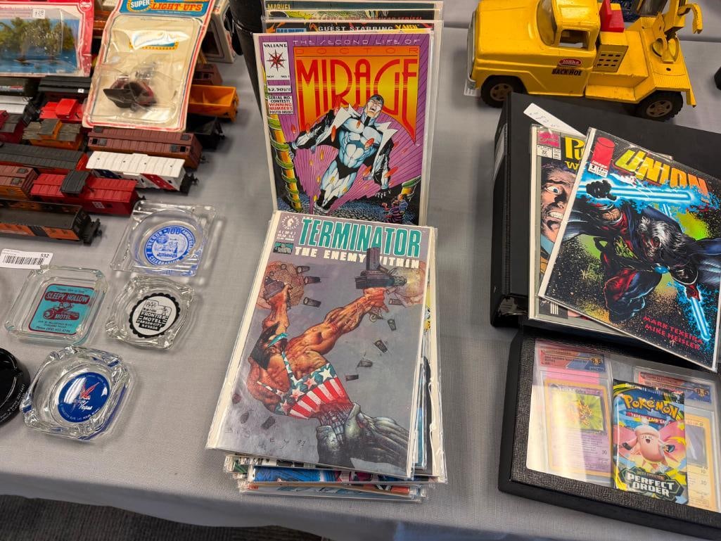 58 ASSORTED COMIC BOOKS INCLUDING DUPLICATES 29 TITLES TOTAL - 9