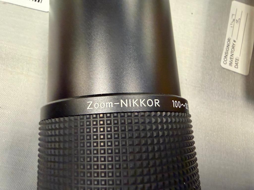 VINTAGE NIKON NIKKOR 100-300MM LENS NO. 208957 - 7