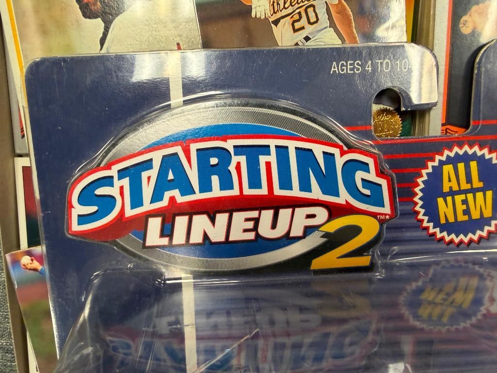 OVER 60 COLLATED SPORTS CARD PACKS PLUS STARTING LINEUP 2 RANDY JOHNSON SPORT FIGURE BY HASBRO - 5