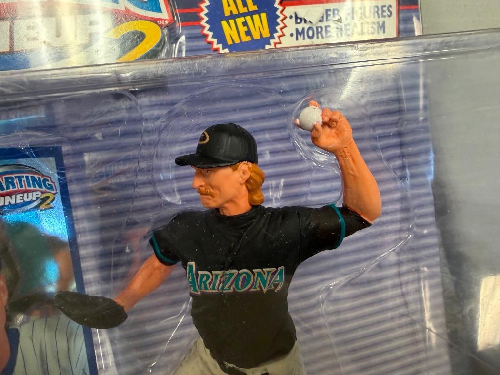 OVER 60 COLLATED SPORTS CARD PACKS PLUS STARTING LINEUP 2 RANDY JOHNSON SPORT FIGURE BY HASBRO - 7