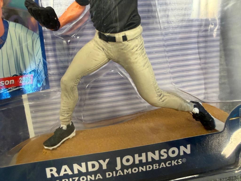 OVER 60 COLLATED SPORTS CARD PACKS PLUS STARTING LINEUP 2 RANDY JOHNSON SPORT FIGURE BY HASBRO - 9