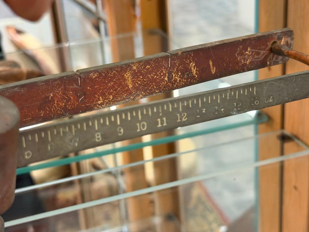 ANTIQUE FAIRBANKS 16OZ INDUSTRIAL CAST IRON SCALE - 4