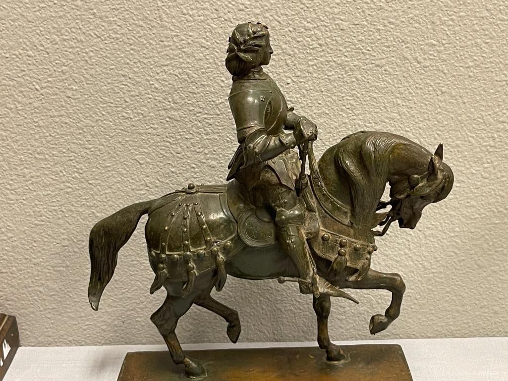 ANTOINE - LOUIS BARYE FRENCH ARTIST BRONZE SCULPTURE CHARLES VII THE VICTORIOUS EQUESTRIAN SCULPT... - 2