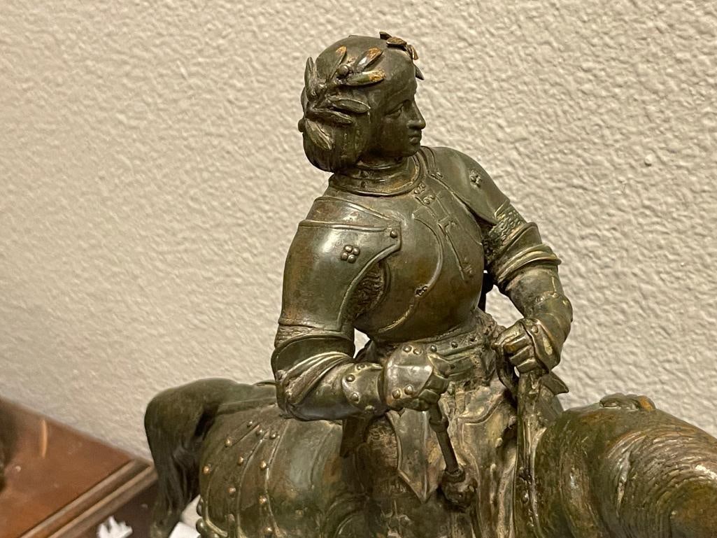 ANTOINE - LOUIS BARYE FRENCH ARTIST BRONZE SCULPTURE CHARLES VII THE VICTORIOUS EQUESTRIAN SCULPT... - 3