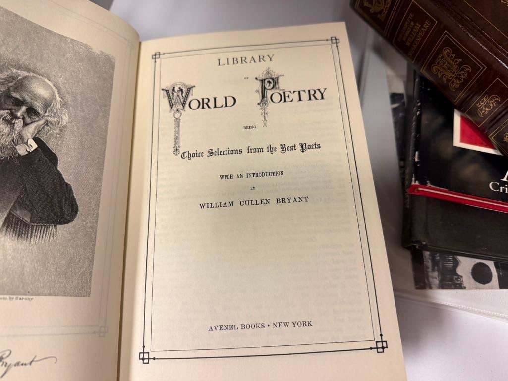 THREE COLLECTIBLE HARDCOVER BOOKS PUBLISHED BY AVENAL BOOKS INCLUDING WILLIAM SHAKESPEARE - 10