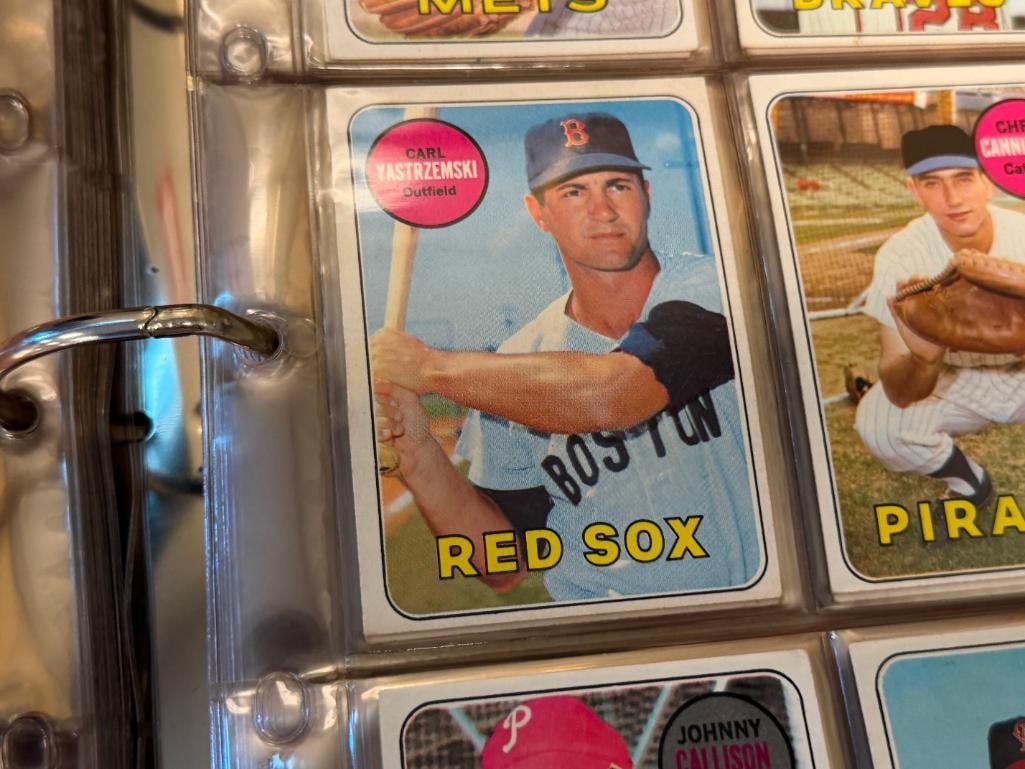 1969 TOPPS BASEBALL SET WITH HALL OF FAMERS AND STAR CARDS NEAR COMPLETE - 16