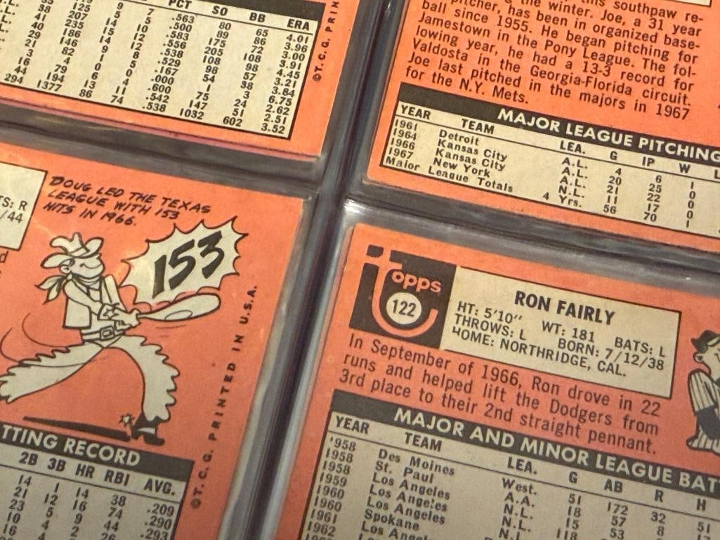 1969 TOPPS BASEBALL SET WITH HALL OF FAMERS AND STAR CARDS NEAR COMPLETE - 19