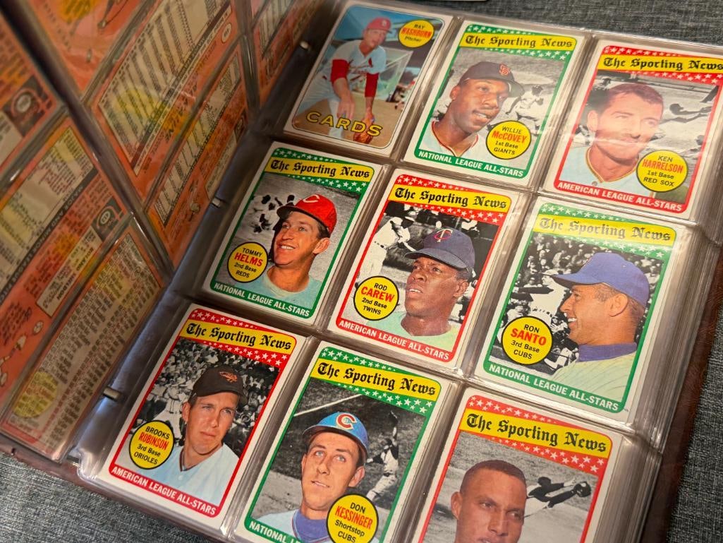 1969 TOPPS BASEBALL SET WITH HALL OF FAMERS AND STAR CARDS NEAR COMPLETE - 6