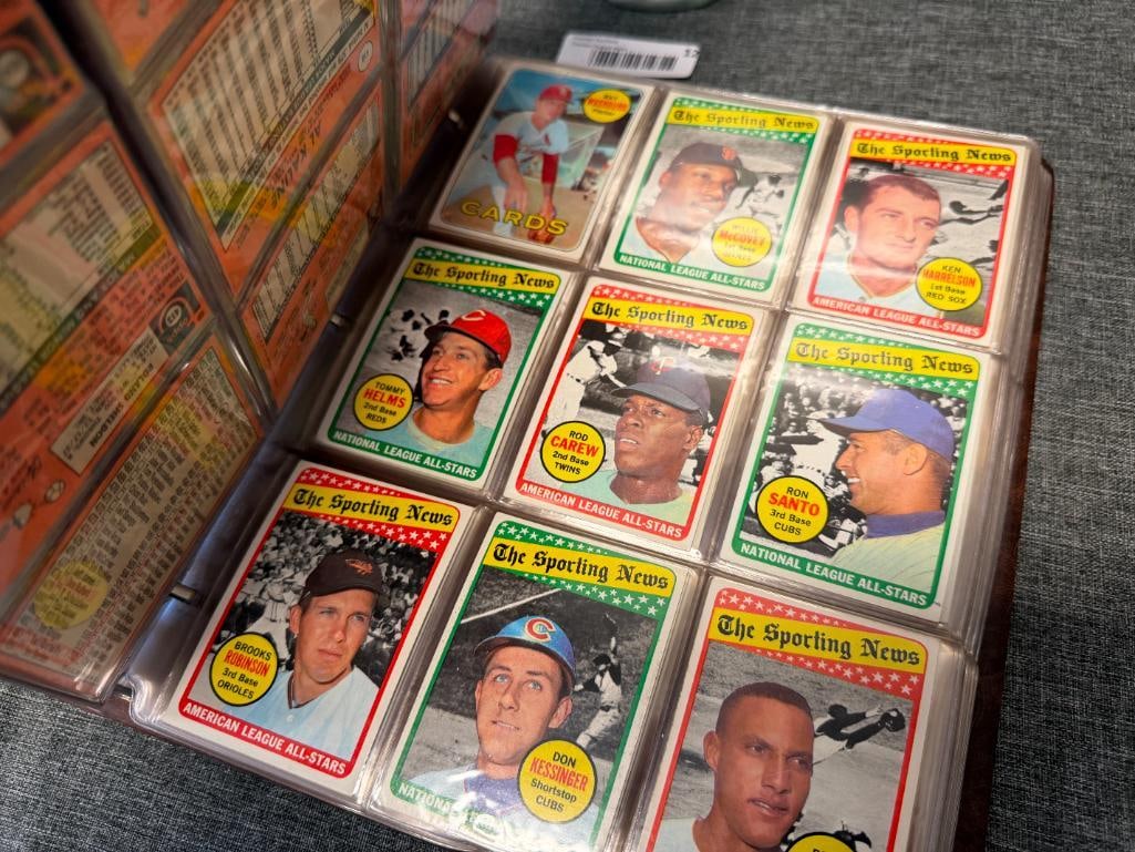 1969 TOPPS BASEBALL SET WITH HALL OF FAMERS AND STAR CARDS NEAR COMPLETE - 7